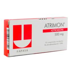 Atrimon Azitromicina 500 mg - Caja de 10 comprimidos recubiertos