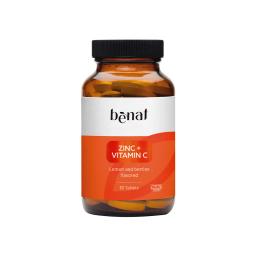 Benat Zinc + Vitamina C - Contiene 60 Cápsulas.