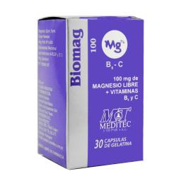 Biomag 100 - Cont. 30 cápsulas de gelatina