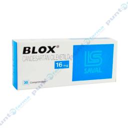 Blox Candesartán Cilexetilo 16 mg - Caja de 30 comprimidos