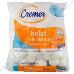 Bolas de Algodon Blanco Cremer - Cont.95g