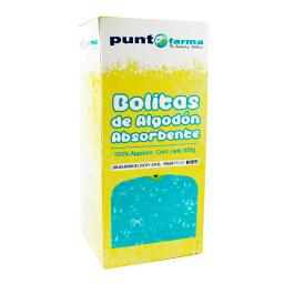 Bolitas de algodón absorbentes punto farma - Contenido 100g