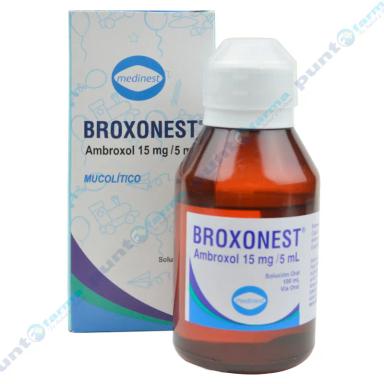 Broxonest - Ambroxol 15 mg - Jarabe de 100mL