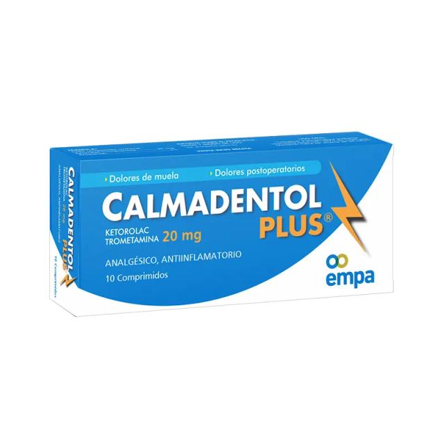 Image miniatura de Calmadentol-Plus-Ketorolac-Trometamina-20-mg-Cont-10-comprimidos-51594.webp