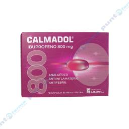 Calmadol 800 Mg Ibuprofeno - Caja de 10 Capsulas Blandas