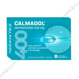 Calmadol Ibuprofeno 400 mg - Caja de 20 cápsulas