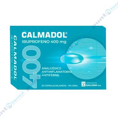 Calmadol Ibuprofeno 400 mg - Caja de 20 cápsulas