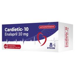 Cardietic Enalapril 10 mg - Caja de 100 Comprimidos
