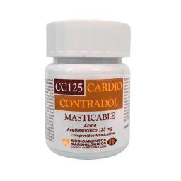 Cardio Contradol Ácido Acetilsalicílico 125 mg - Cont. 100 comprimidos masticables