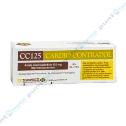 Cardio Contradol CC125 Ácido AcetilSalicílico 125 mg - 30 Comprimidos