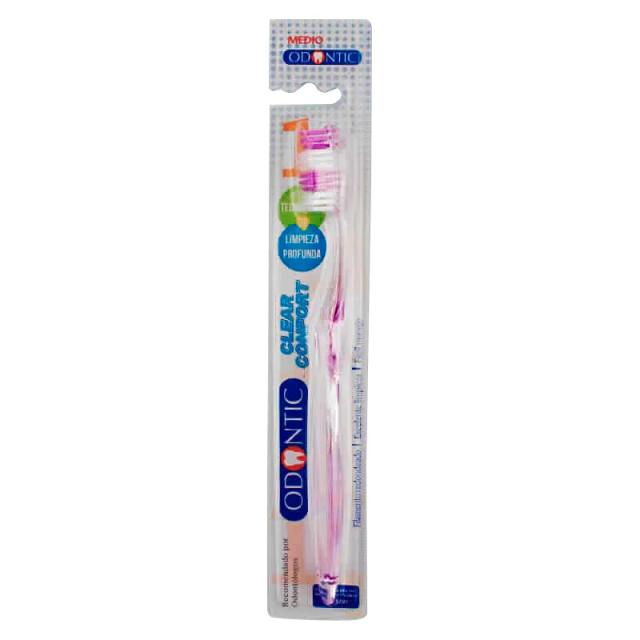 Image miniatura de Cepillo-Dental-Clear-Confort-ODONTIC-Medio-47656.webp