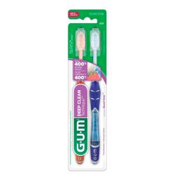 Cepillos Dentales Deep Clean Technique Gum - Contiene dos unidades