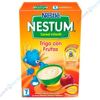 Cereal Infantil Trigo y Frutas Nestum Nestlé - 200 gr.
