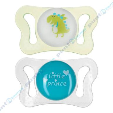 Chupete Physio Micro Azúl 0-2 Meses Chicco - Cont 2 unidades