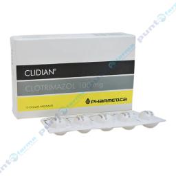 Clidian Clotrimazol 100mg - Caja de 10 ovulos vaginales