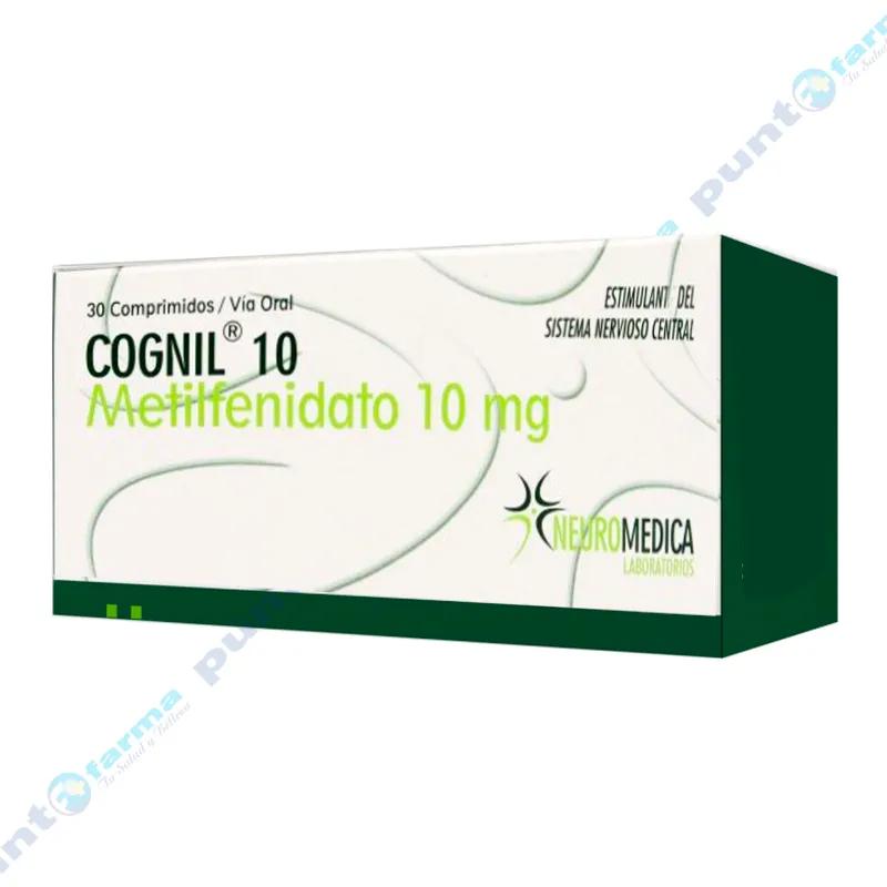 Cognil Metilfenidato 10 mg - Contenido de 30 Comprimidos