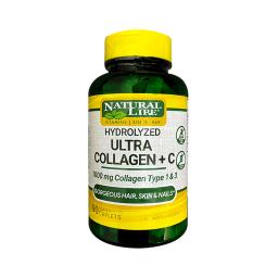 Colageno Hidrolizado 1000 mg + Vitamina C Natural Life - Caja de 90 comprimidos recubiertos