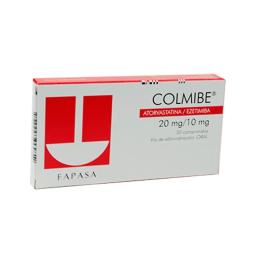 Colmibe Atorvastatina 20 mg Ezetimibe 10 mg - Caja de 30 comprimidos