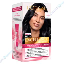 Coloración Excellence Creme Nro 1 Loreal Paris