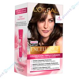 Coloración Excellence Creme Nro 4 Loréal Paris