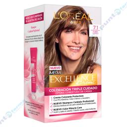 Coloración Excellence Creme Nro 7.1 Loréal Paris
