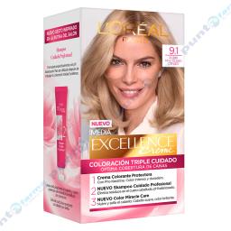 Coloración Excellence Creme Nro 9.1 Loréal Paris