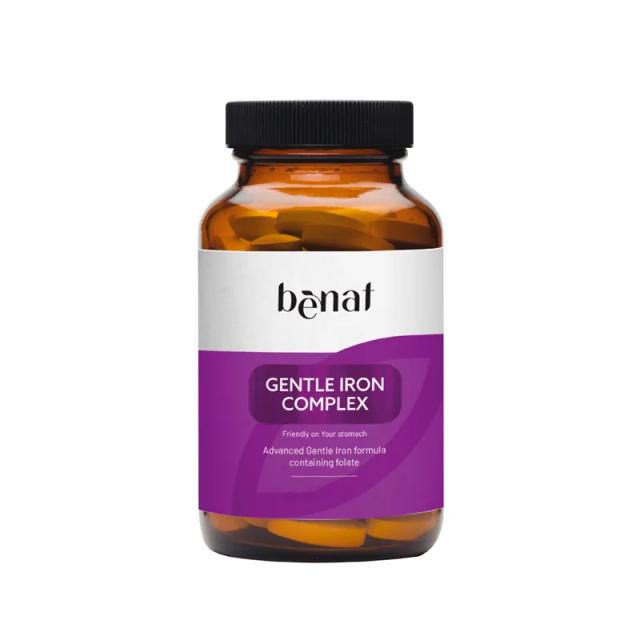 Image miniatura de Complejo-de-Hierro-suave-Benat-Gentle-Iron-Complex-Cont-90-Capsulas-52468.webp