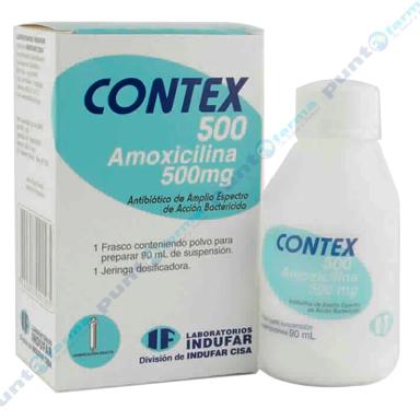 Contex Amoxicilina 500 mg - Suspensión 90mL