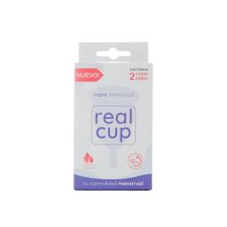 Copa Menstrual Real Cup x 2 Unidades (Talle 1 Small + Talle 2 Medium) Real Cup