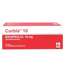 Corbis 10 Bisoprolol 10 mg - Caja de 30 comprimidos recubiertos