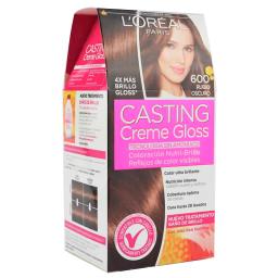 Crema Color Loreal Paris Casting Creme Gloss 600 Rubio Oscuro