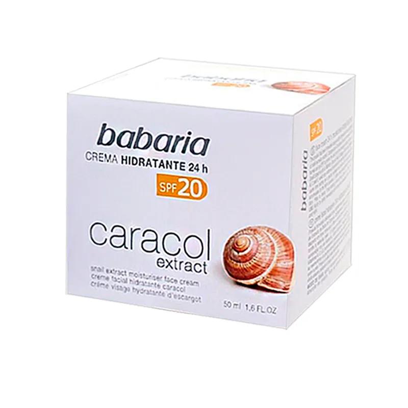 Crema Hidratante Extracto De Caracol Babaria - 50 mL