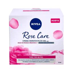 Crema Hidratante en Gel Rose Care Nivea - 50 mL