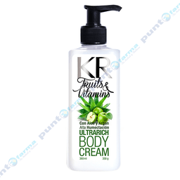 Crema Para el Cuerpo con Aloe y Argan Alta Humectacion Karina Rabolini - 360 mL