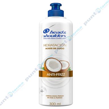 Crema para Peinar Hidratación Aceite de Coco Head & Shoulders - Cont.300 mL