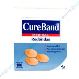 CureBand Redondas Medical - Cont. 100 unidades