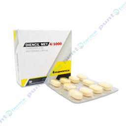 Diencil MET Glimepirida 4 mg Metformina 1000 mg - Caja de 30 comprimidos