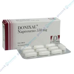 Donixal Naproxeno 550mg - Caja de 10 comprimidos.