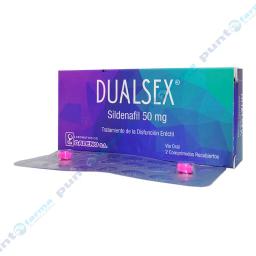Dualsex Sildenafil 50 mg - Cont. 2 comprimidos recubiertos