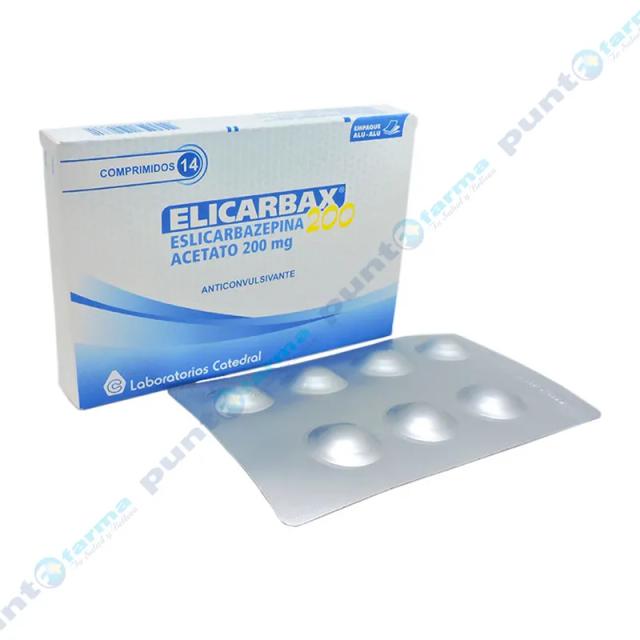 Image miniatura de Elicarbax-200-mg-Eslicarbazepina-200-mg-Caja-de-14-comprimidos-36231.webp