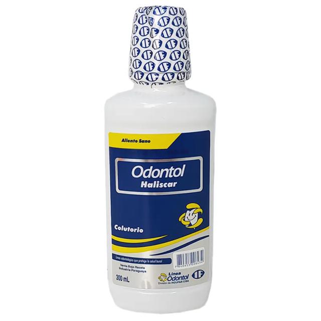 Image miniatura de Enjuague-Bucal-Haliscar-Aliento-Sano-Colutorio-Odontol-300-mL-46710.webp