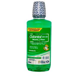 Enjuague Bucal Menta y Fluor Odontol - Frasco de 300ml