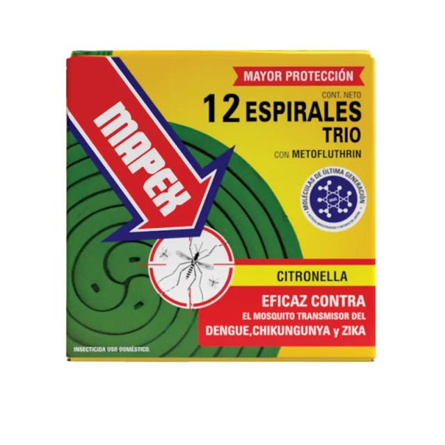 Image miniatura de Espirales-Trio-Protector-con-Citronella-Mapex-Cont-12-unidades-43734.webp