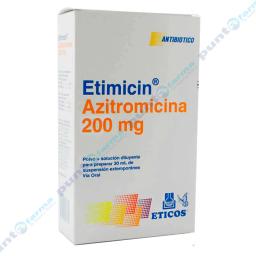 Etimicin Azitromisina 200mg Solución diluyente - Cont. 30mL
