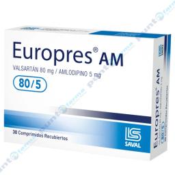 Europres AM 80/5 - Caja de 30 Comprimidos