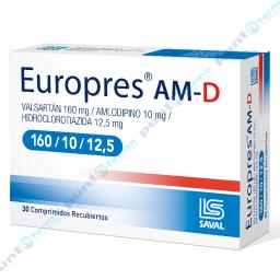Europres AM-D 160/10/12,5 - Caja de 30 Comprimidos