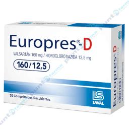 Europres- D 160/12,5 mg - Caja de 30 comprimidos