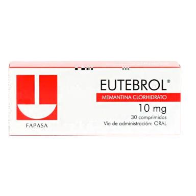 Eutebrol Memantina Clorhidrato 10 mg - Caja de 30 comprimidos