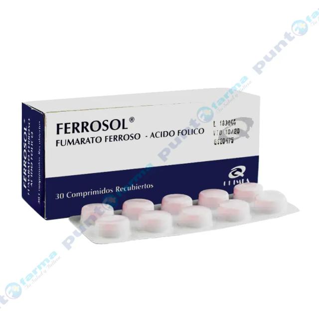 Image miniatura de Ferrosol-Fumarato-Ferroso-Caja-de-30-comprimidos-recubiertos-38907.webp