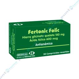 Fertonic Folic Antianemico - Caja de 30 comprimidos revestidos